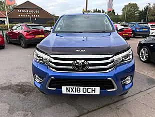 Used 2018 Toyota Hilux Invincible X Blue - Interior and Exterior details 2