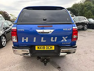 Used 2018 Toyota Hilux Invincible X Blue - Interior and Exterior details 7