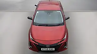 Used 2018 Toyota Prius Business Edition Plus Red - Interior and Exterior details 12