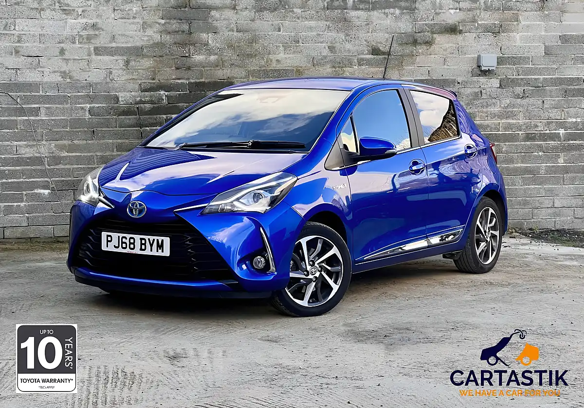 Used 2018 Toyota Yaris Excel Blue - Front View