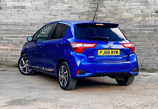 Used 2018 Toyota Yaris Excel Blue - Interior and Exterior details 2