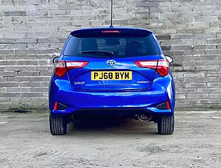 Used 2018 Toyota Yaris Excel Blue - Interior and Exterior details 5