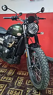 Used 2018 Triumph Scrambler 900 Street Scrambler Green - Interior and Exterior details 12