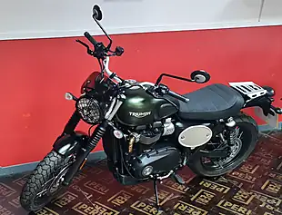 Used 2018 Triumph Scrambler 900 Street Scrambler Green - Interior and Exterior details 13