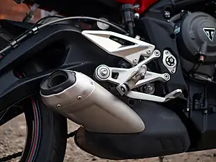 Used 2018 Triumph Street Triple R Jet Black - Interior and Exterior details 12