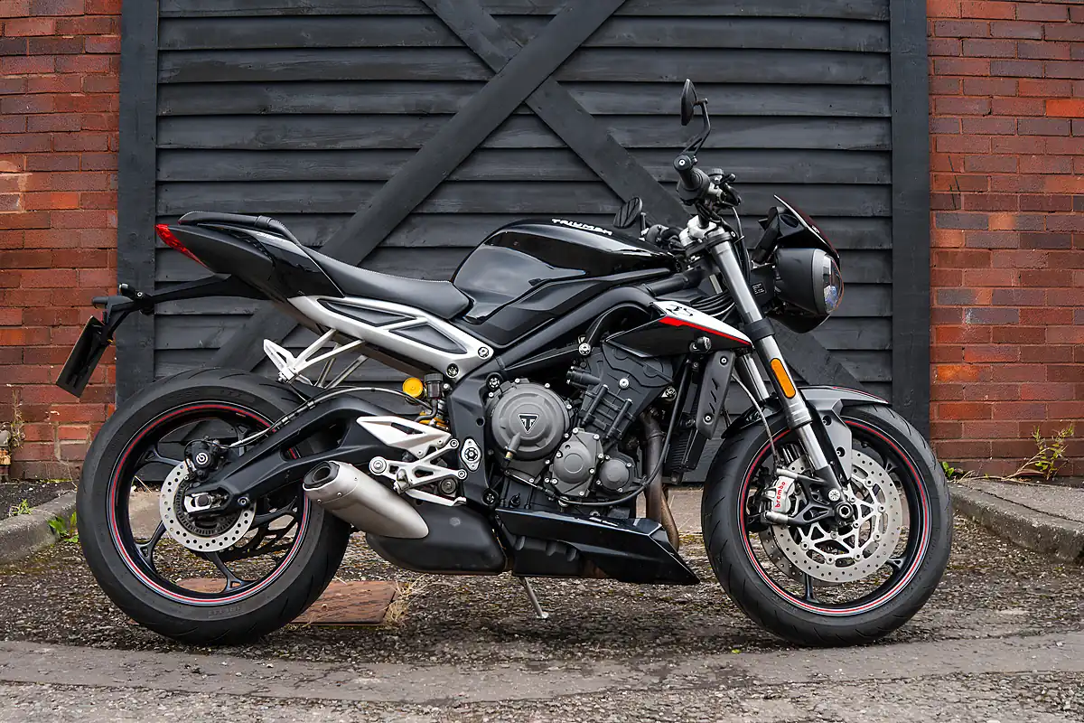 Used 2018 Triumph Street Triple RS Phantom Black - Interior and Exterior details 14