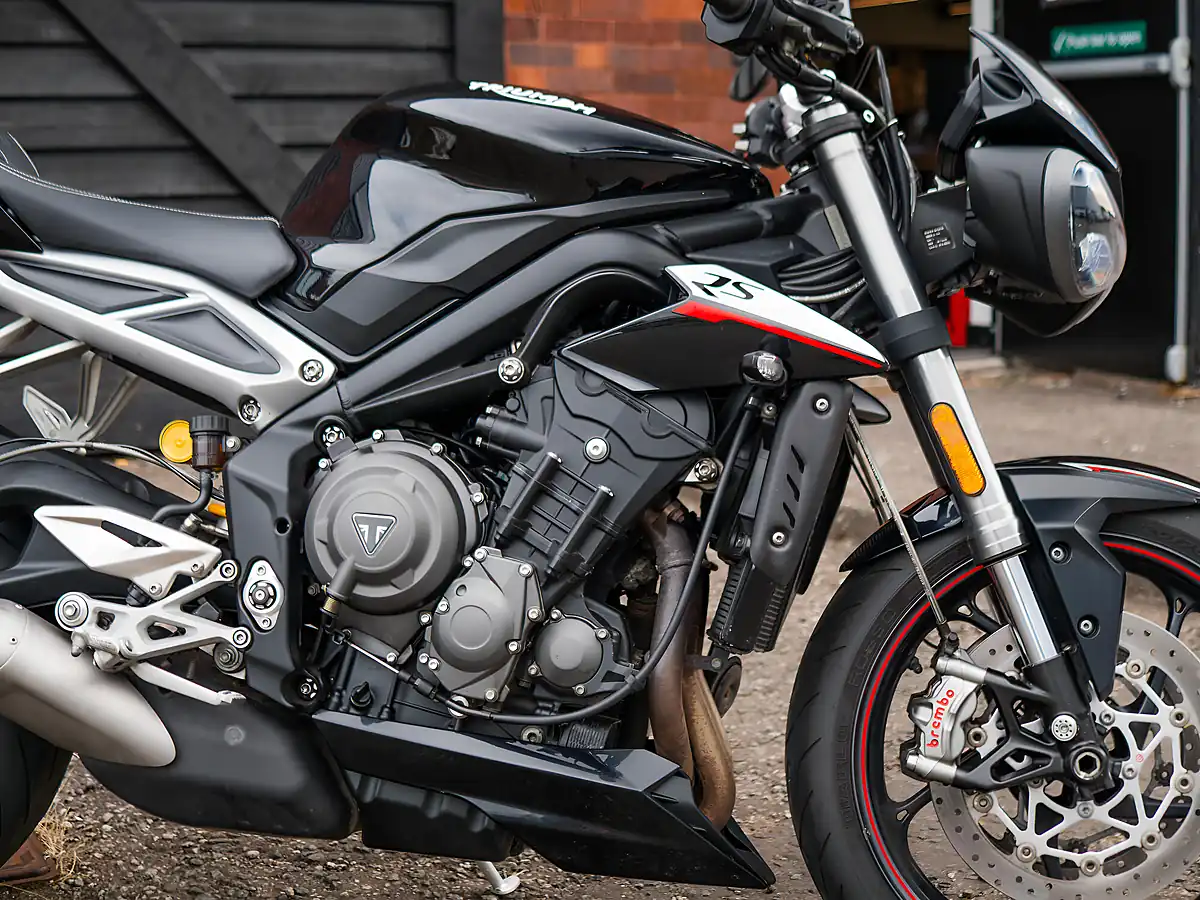 Used 2018 Triumph Street Triple RS Phantom Black - Interior and Exterior details 7
