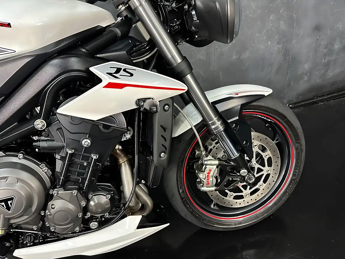 Used 2018 Triumph Street Triple RS White - Interior and Exterior details 10