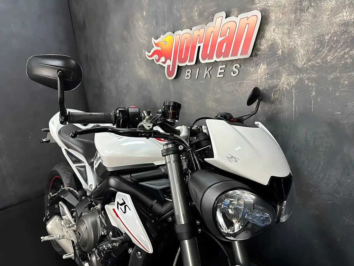 Used 2018 Triumph Street Triple RS White - Interior and Exterior details 11