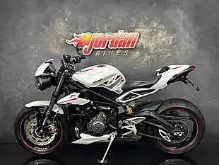 Used 2018 Triumph Street Triple RS White - Interior and Exterior details 2
