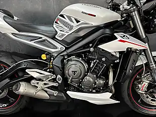 Used 2018 Triumph Street Triple RS White - Interior and Exterior details 8