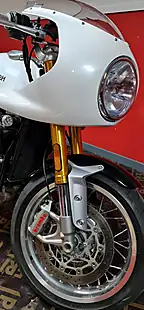 Used 2018 Triumph Thruxton 1200 R White - Interior and Exterior details 15