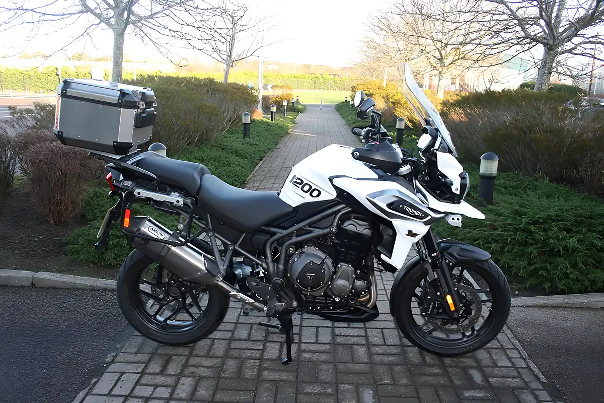 Used 2018 Triumph Tiger 1200 Xrt White - Front View