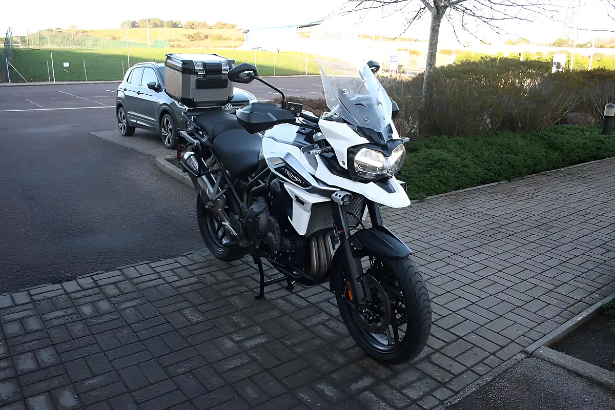 Used 2018 Triumph Tiger 1200 Xrt White - Interior and Exterior details 2
