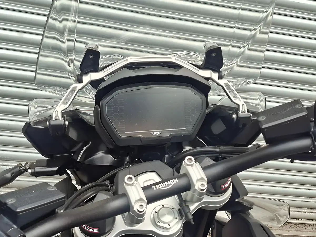 Used 2018 Triumph Tiger Xca Blue - Interior and Exterior details 13