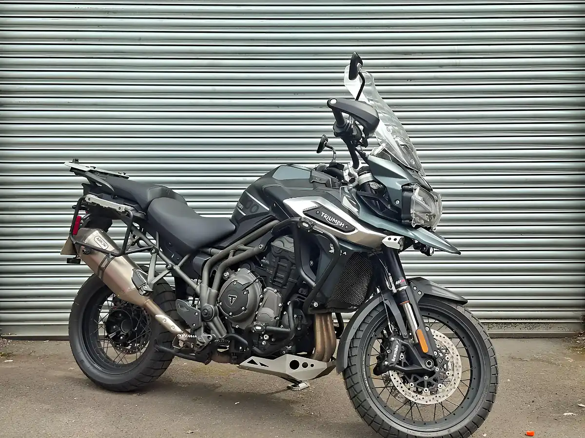 Used 2018 Triumph Tiger Xca Blue - Interior and Exterior details 2