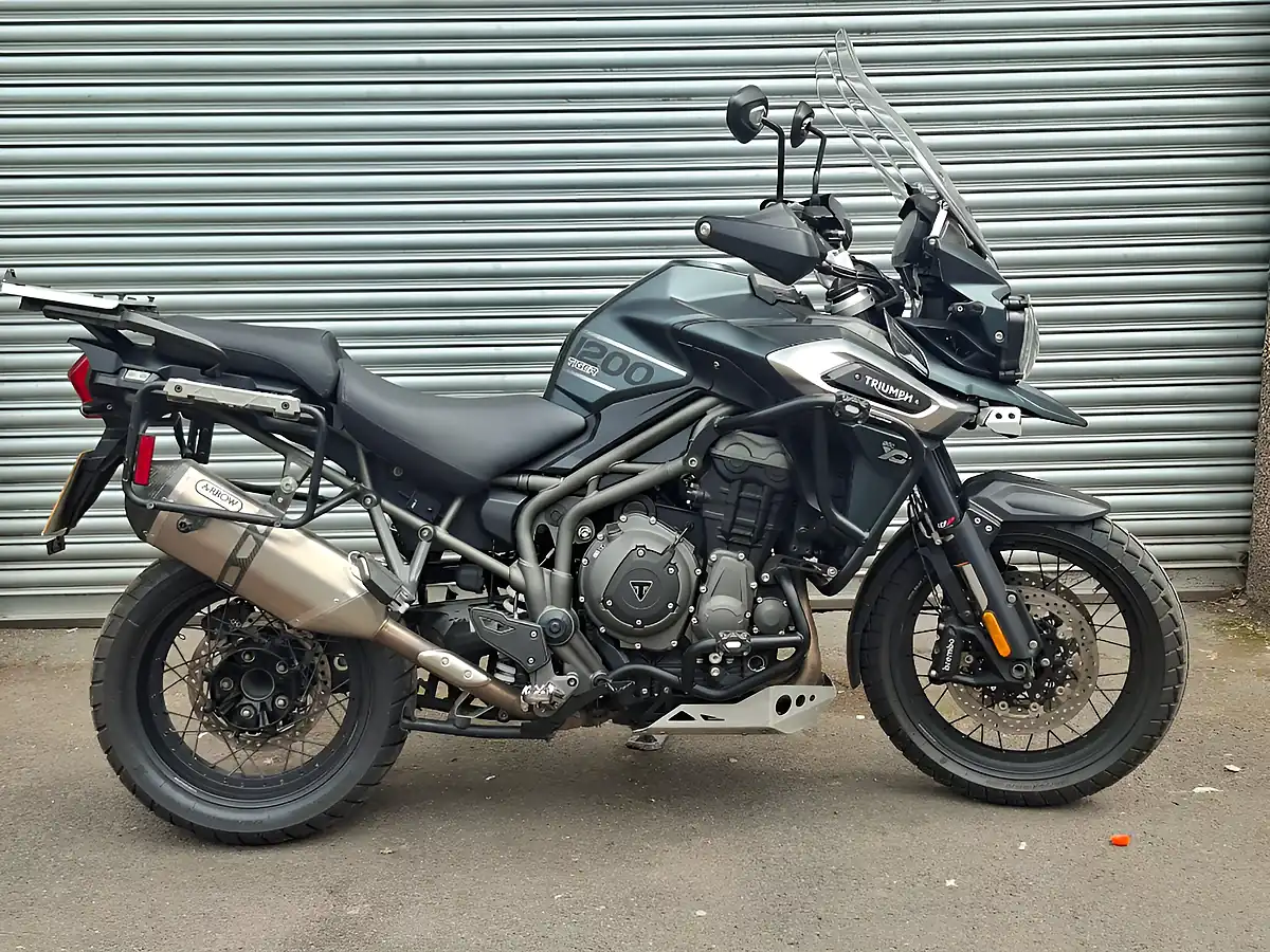 Used 2018 Triumph Tiger Xca Blue - Interior and Exterior details 3