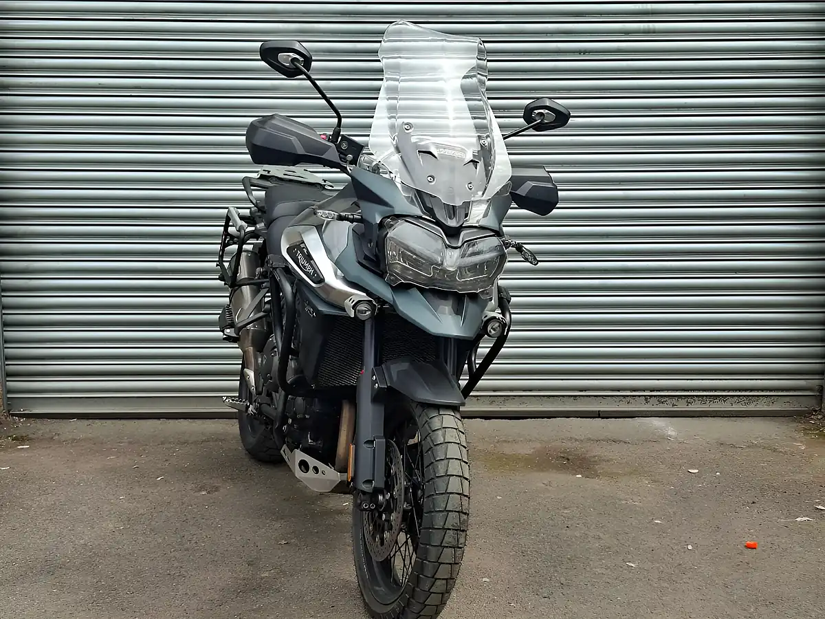 Used 2018 Triumph Tiger Xca Blue - Interior and Exterior details 4