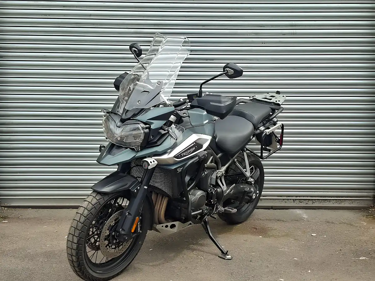 Used 2018 Triumph Tiger Xca Blue - Interior and Exterior details 5