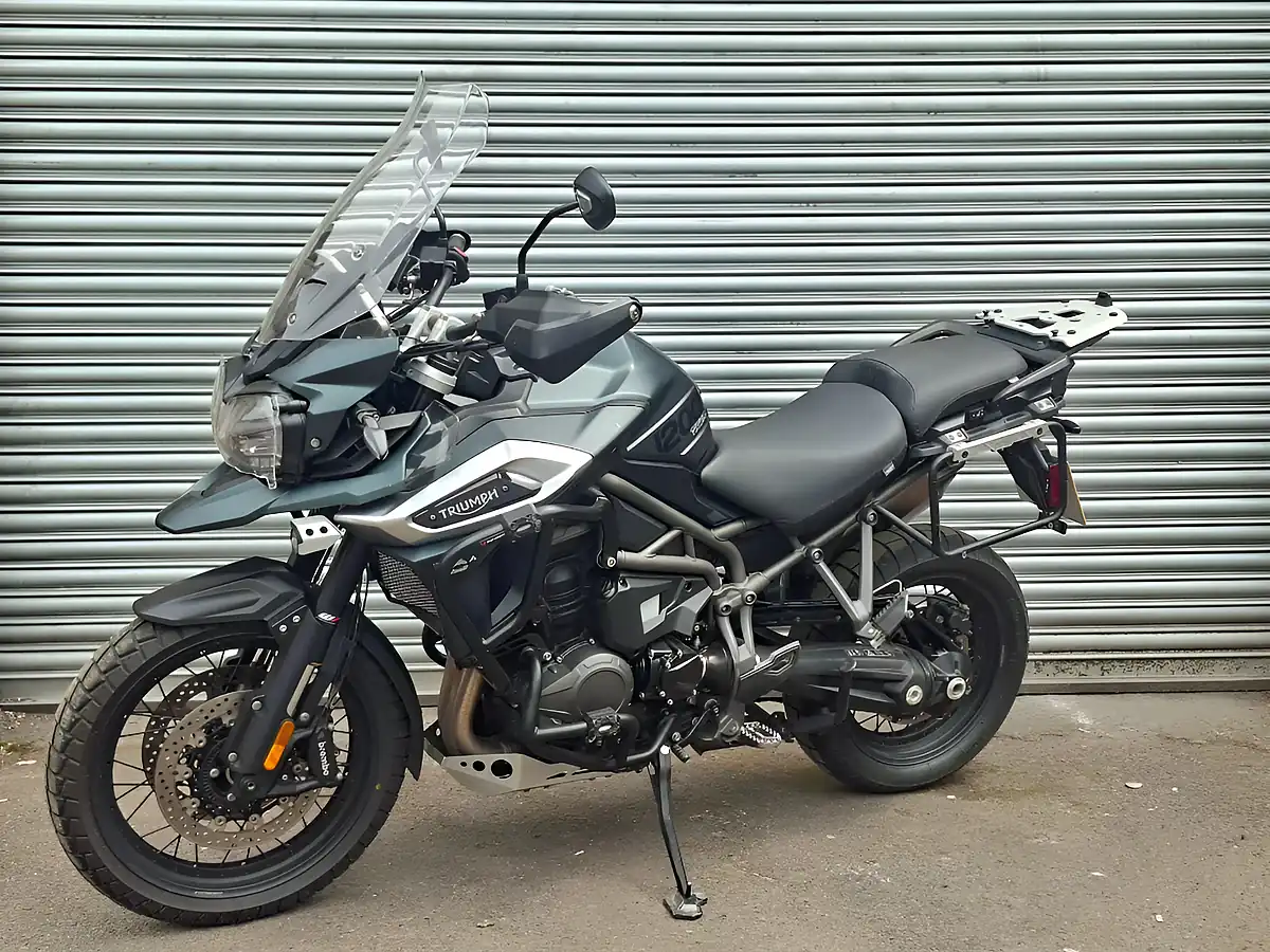 Used 2018 Triumph Tiger Xca Blue - Interior and Exterior details 6