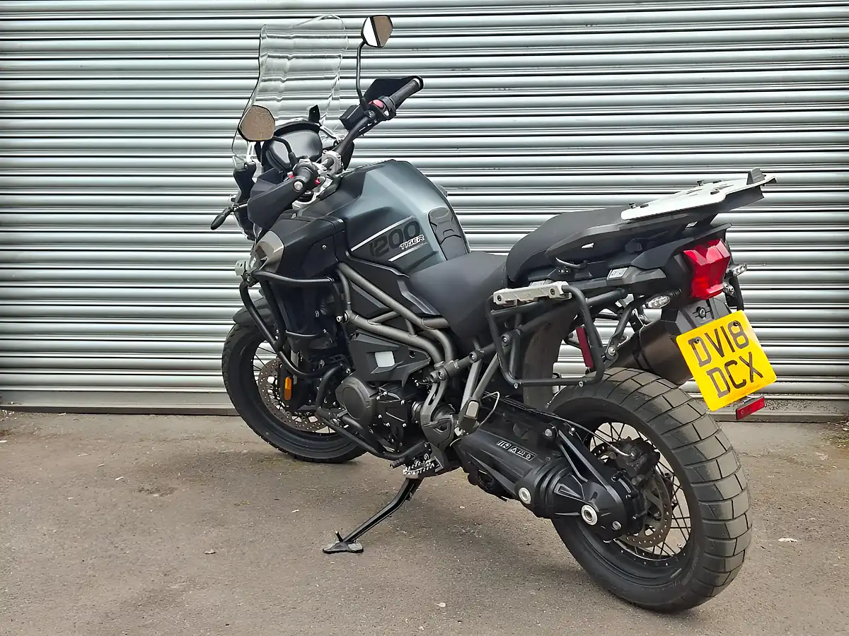 Used 2018 Triumph Tiger Xca Blue - Interior and Exterior details 8