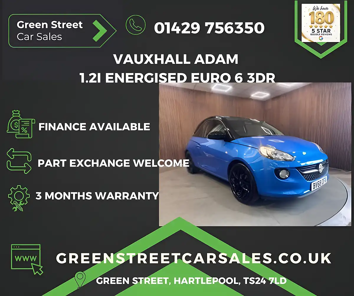 Used 2018 Vauxhall Adam Energised Blue - Interior and Exterior details 2