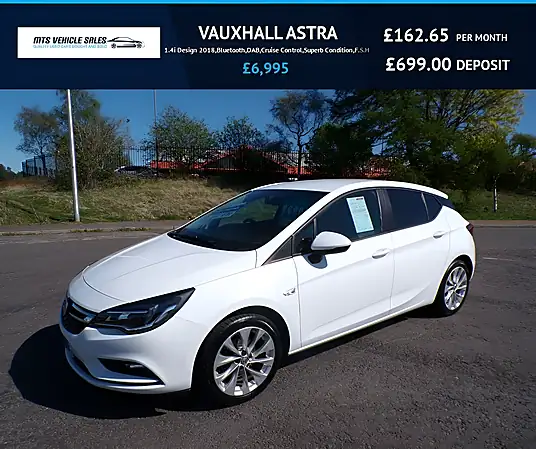 2018 Vauxhall Astra 1.4i Design
