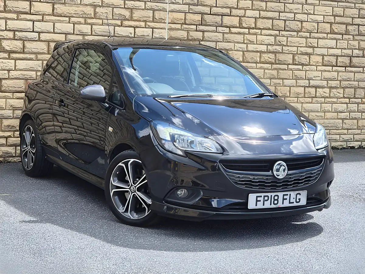 Used 2018 Vauxhall Corsa Black Edition Black - Front View