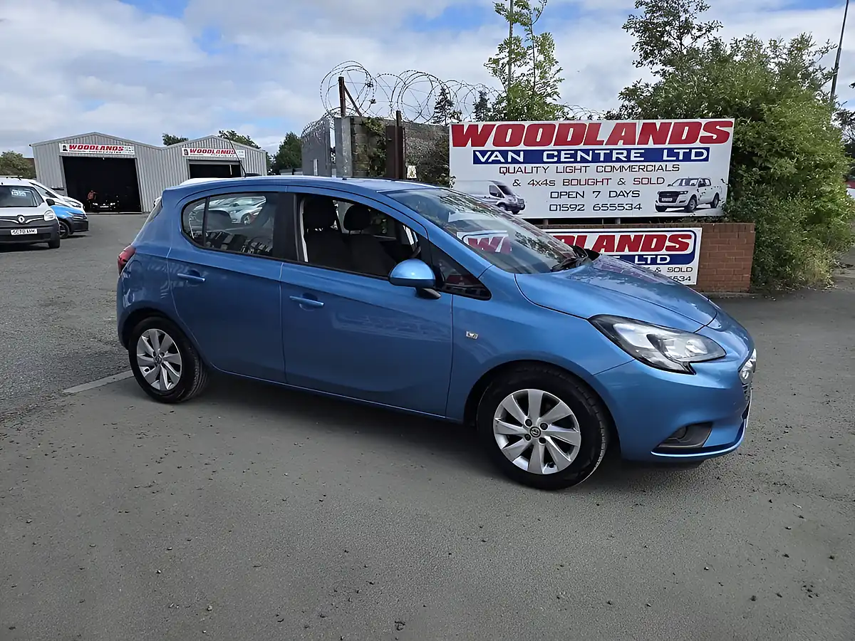 Used 2018 Vauxhall Corsa Design Blue - Front View
