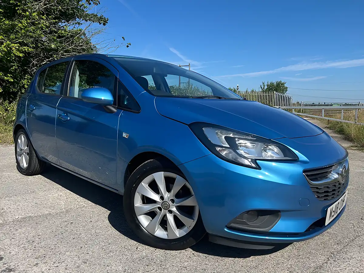 Used 2018 Vauxhall Corsa Energy Blue - Front View