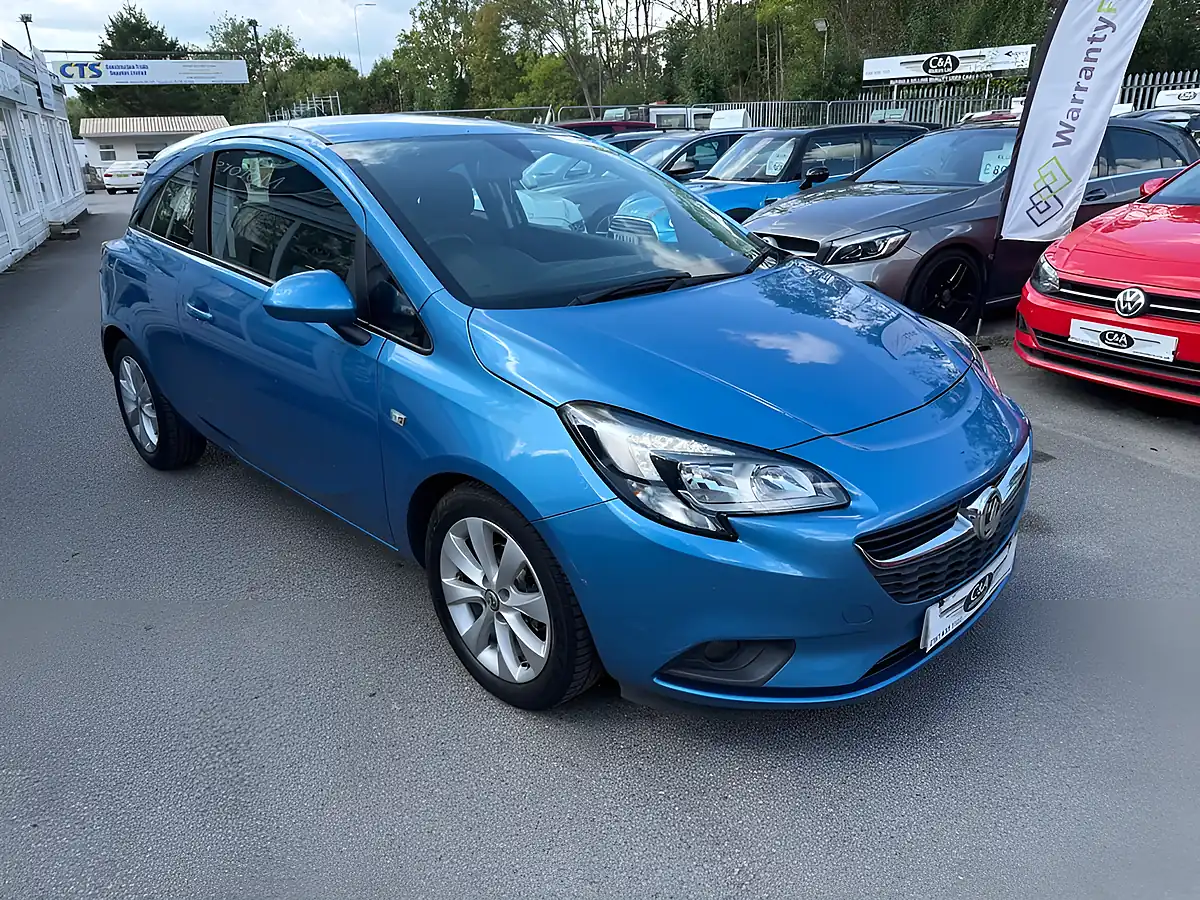 Used 2018 Vauxhall Corsa Energy Blue - Front View