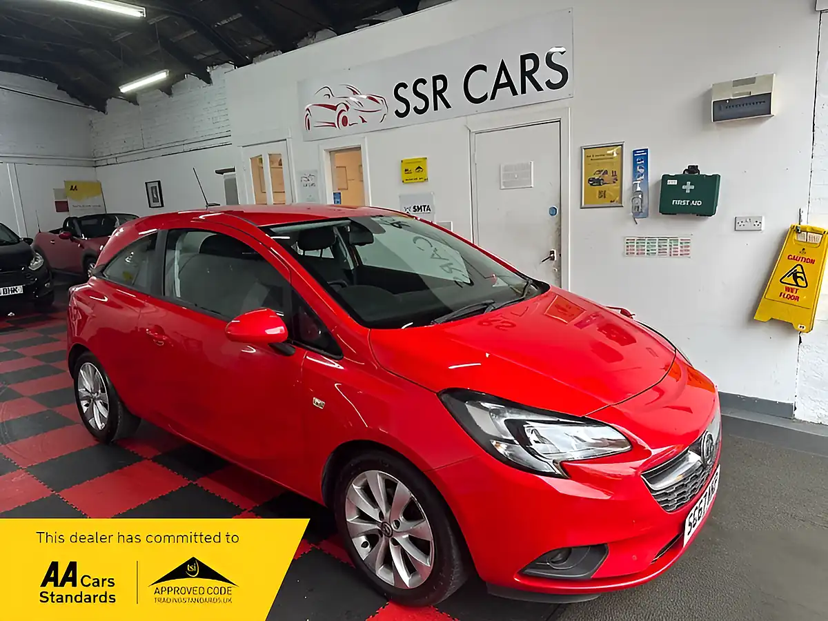 Used 2018 Vauxhall Corsa Energy Red Metallic - Front View