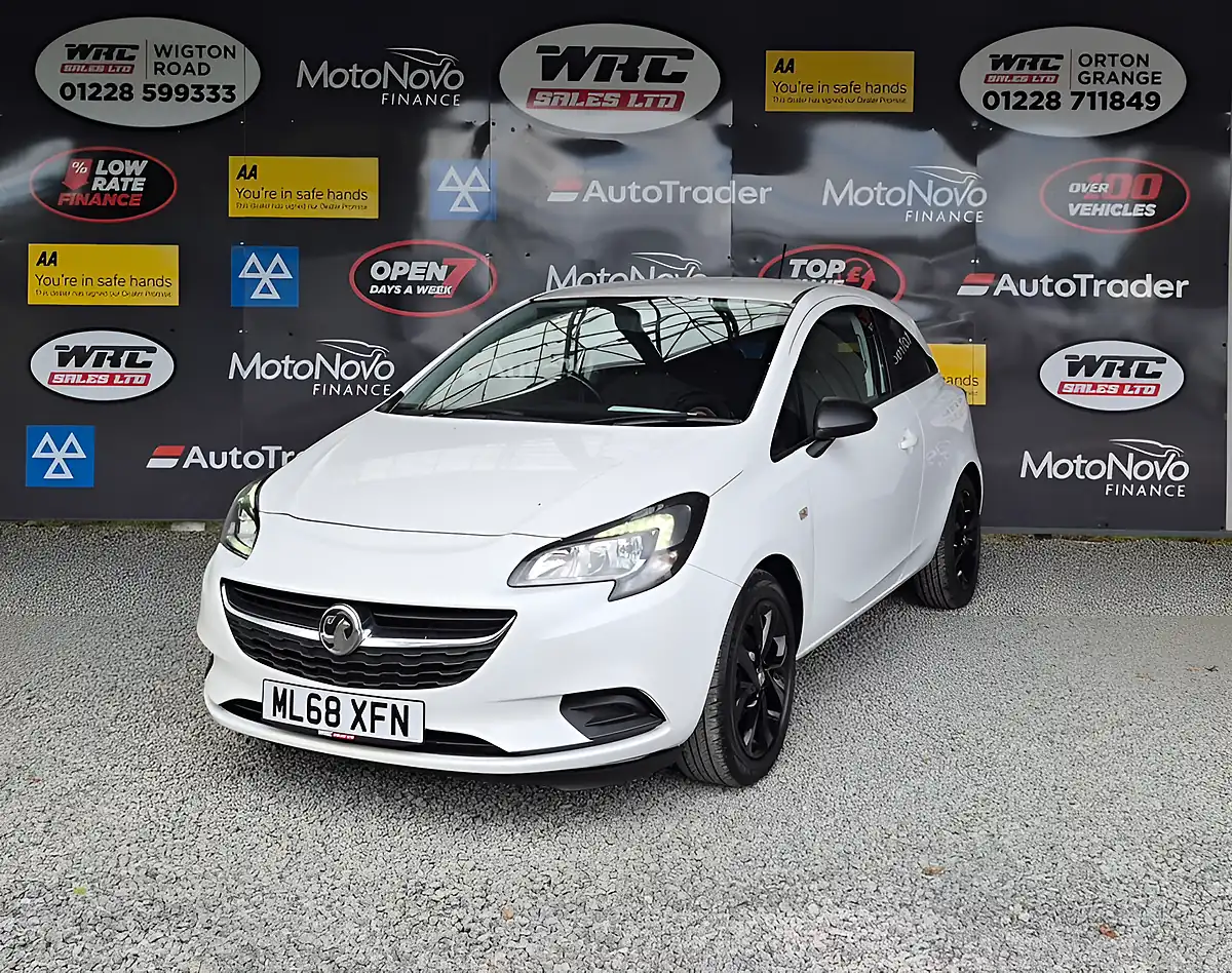 Used 2018 Vauxhall Corsa Sport White - Front View