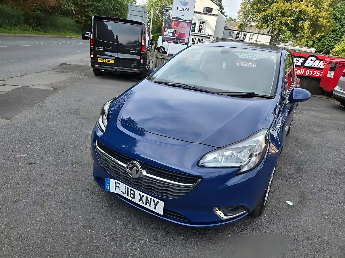 Used 2018 Vauxhall Corsa Sportive Van Blue - Interior and Exterior details 2