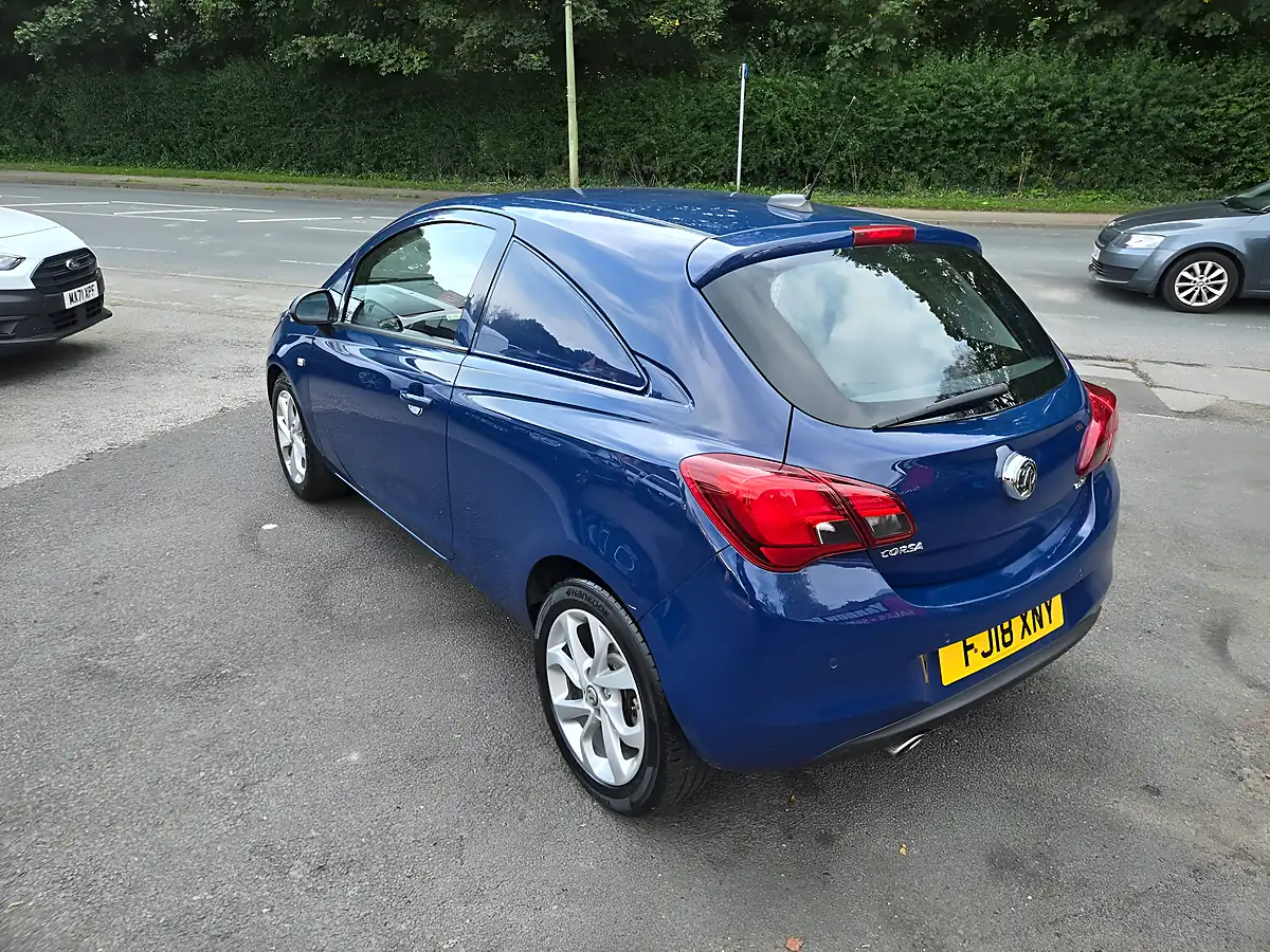 Used 2018 Vauxhall Corsa Sportive Van Blue - Interior and Exterior details 6