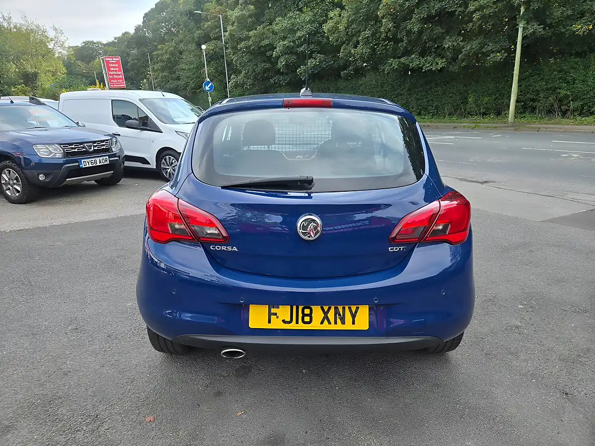 Used 2018 Vauxhall Corsa Sportive Van Blue - Interior and Exterior details 7