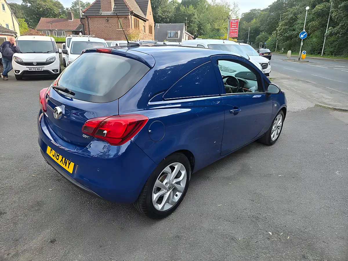 Used 2018 Vauxhall Corsa Sportive Van Blue - Interior and Exterior details 9