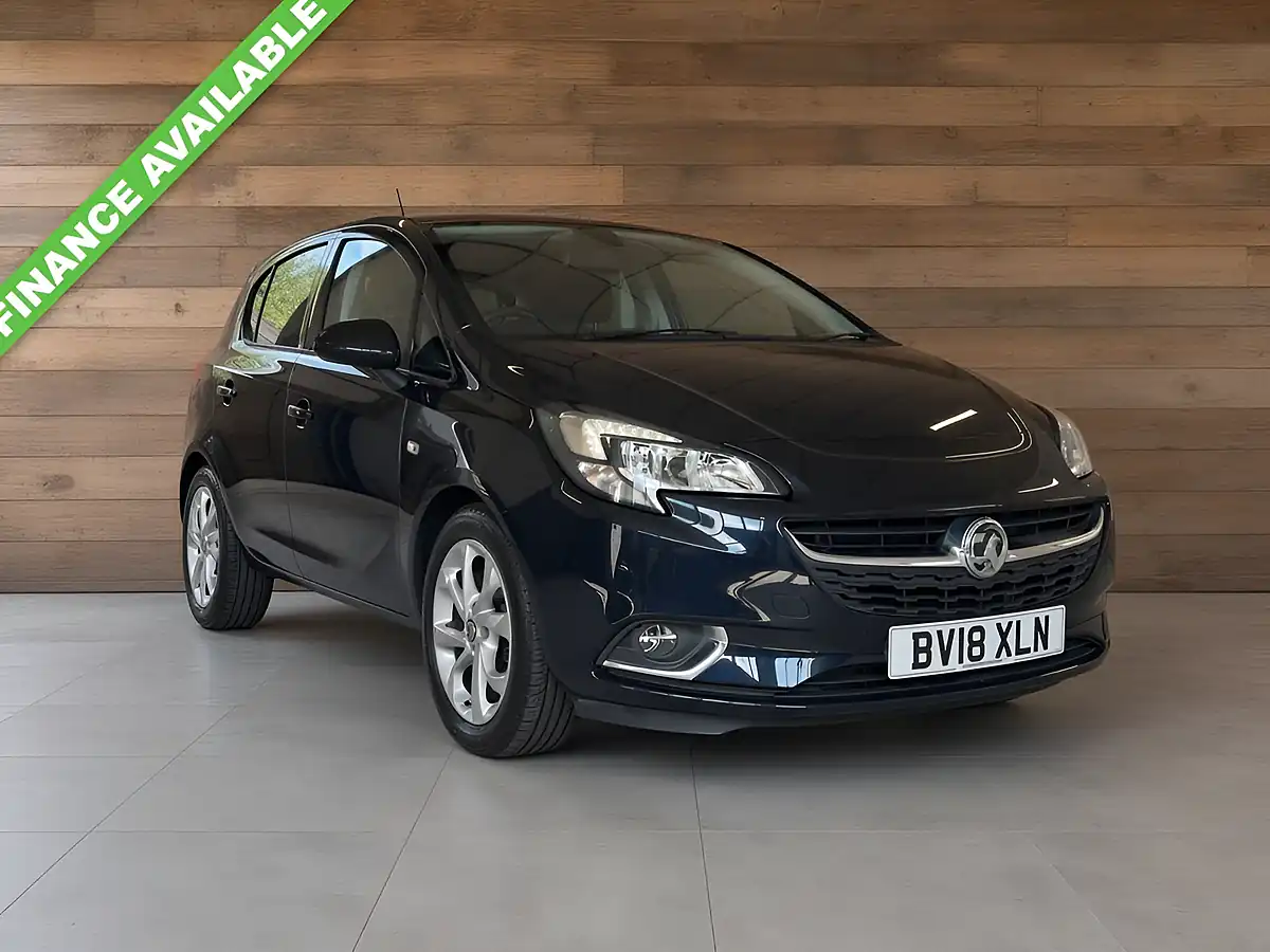 Used 2018 Vauxhall Corsa Sri Blue - Front View