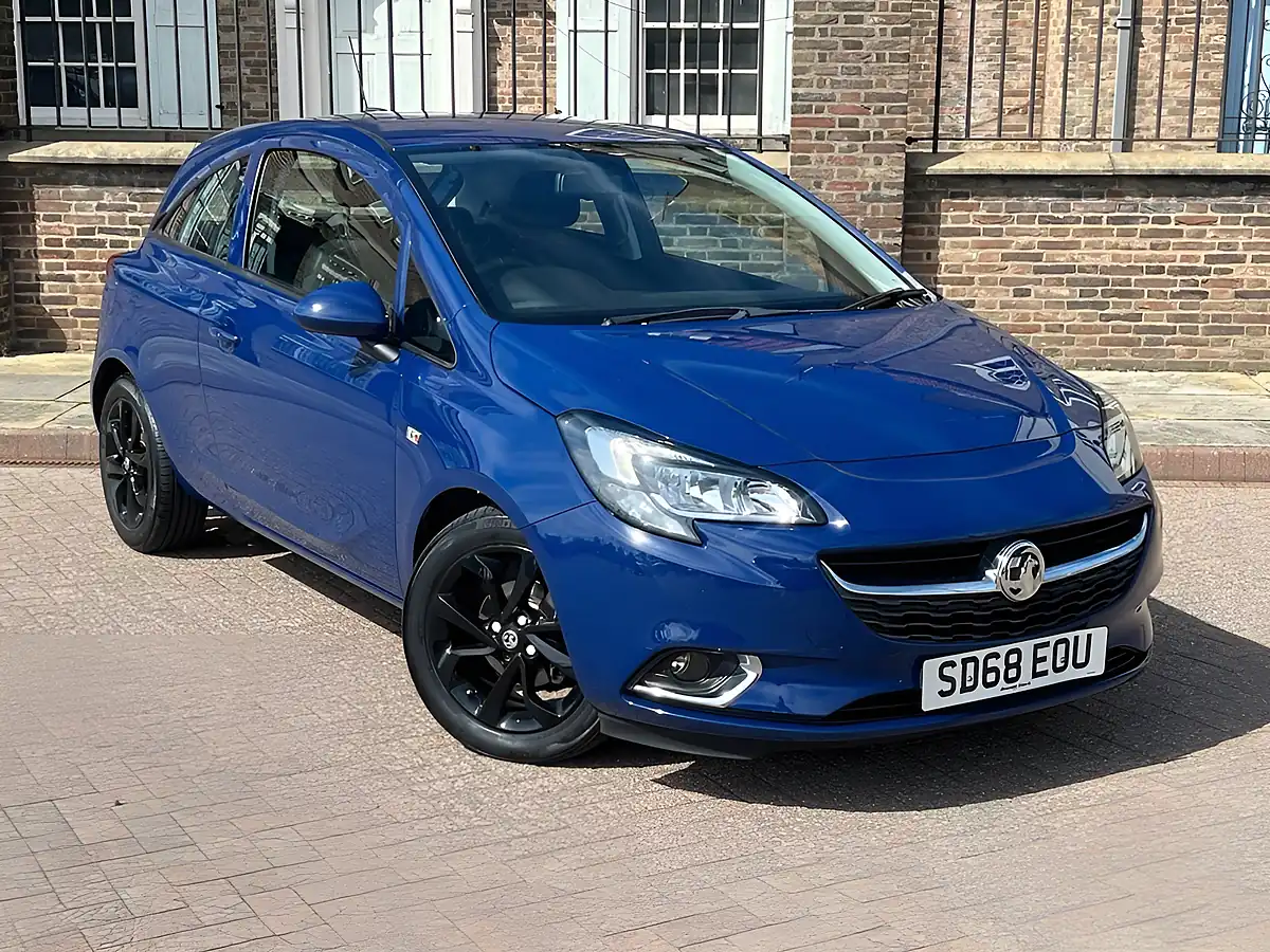 Used 2018 Vauxhall Corsa Sri Nav Blue - Front View