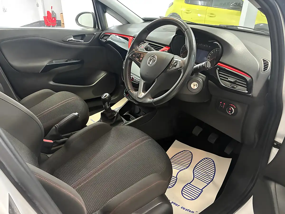 Used 2018 Vauxhall Corsa Sri Nav White - Interior and Exterior details 12
