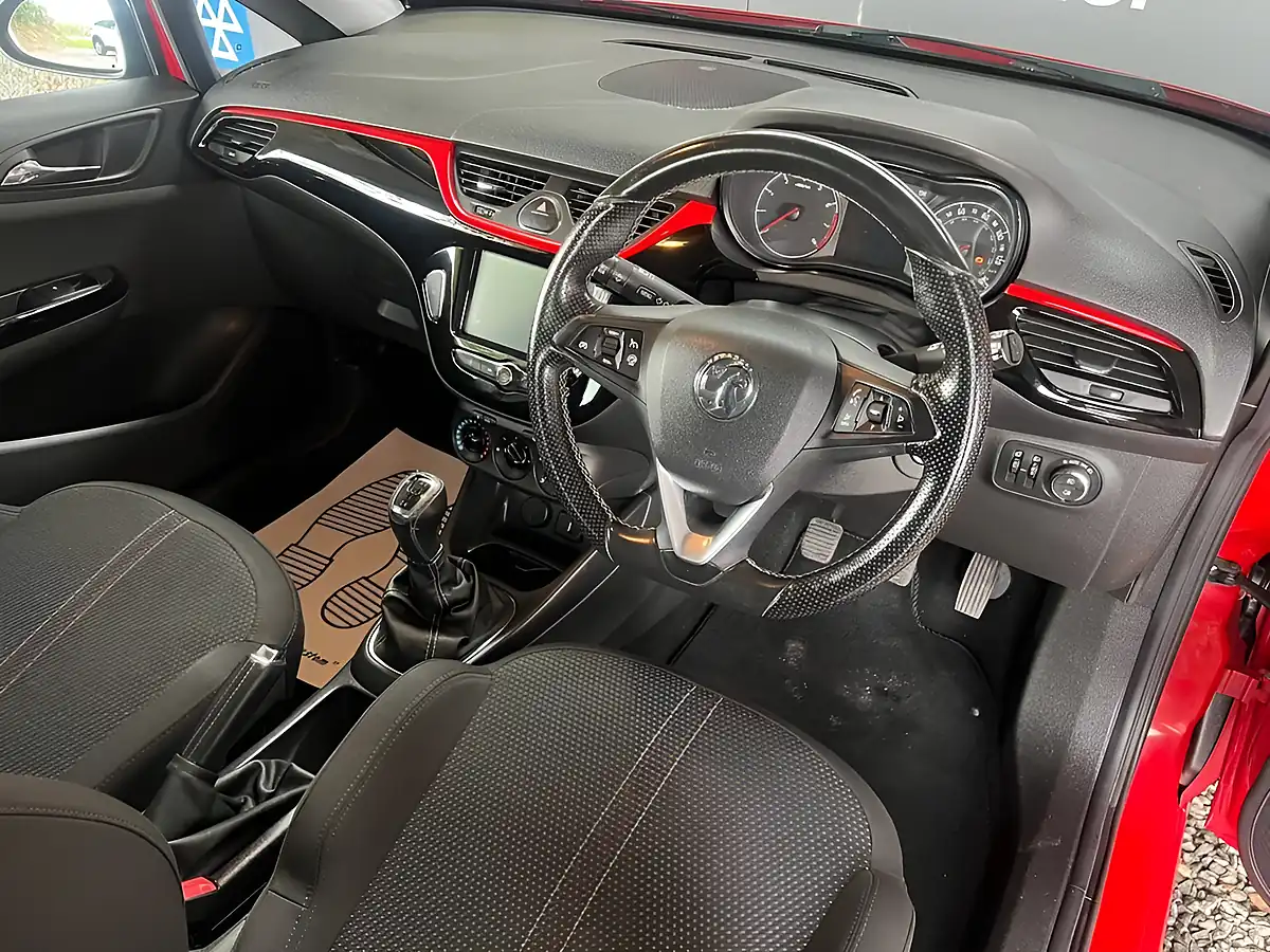 Used 2018 Vauxhall Corsa Sri Vx Line Nav Black Red - Interior and Exterior details 12