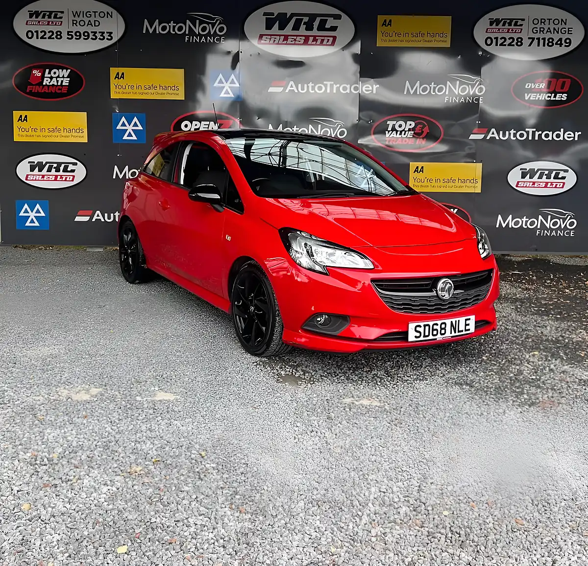 Used 2018 Vauxhall Corsa Sri Vx Line Nav Black Red - Interior and Exterior details 4