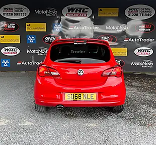 Used 2018 Vauxhall Corsa Sri Vx Line Nav Black Red - Interior and Exterior details 7