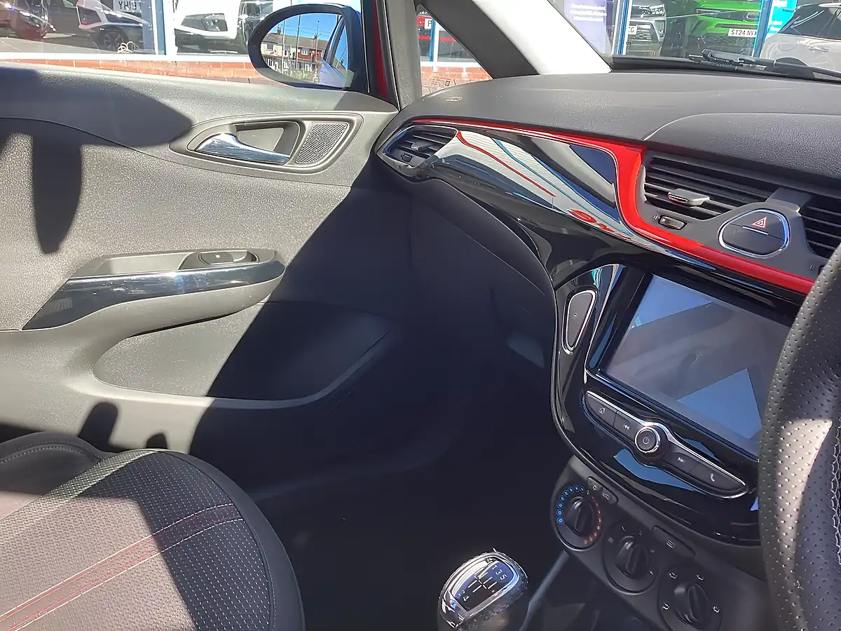 Used 2018 Vauxhall Corsa Sri Vx Line Nav Black Red - Interior and Exterior details 17