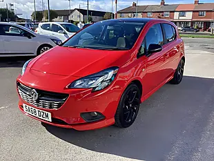 Used 2018 Vauxhall Corsa Sri Vx Line Nav Black Red - Interior and Exterior details 2