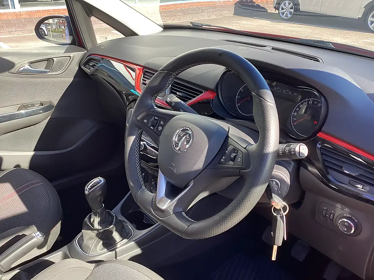 Used 2018 Vauxhall Corsa Sri Vx Line Nav Black Red - Interior and Exterior details 7