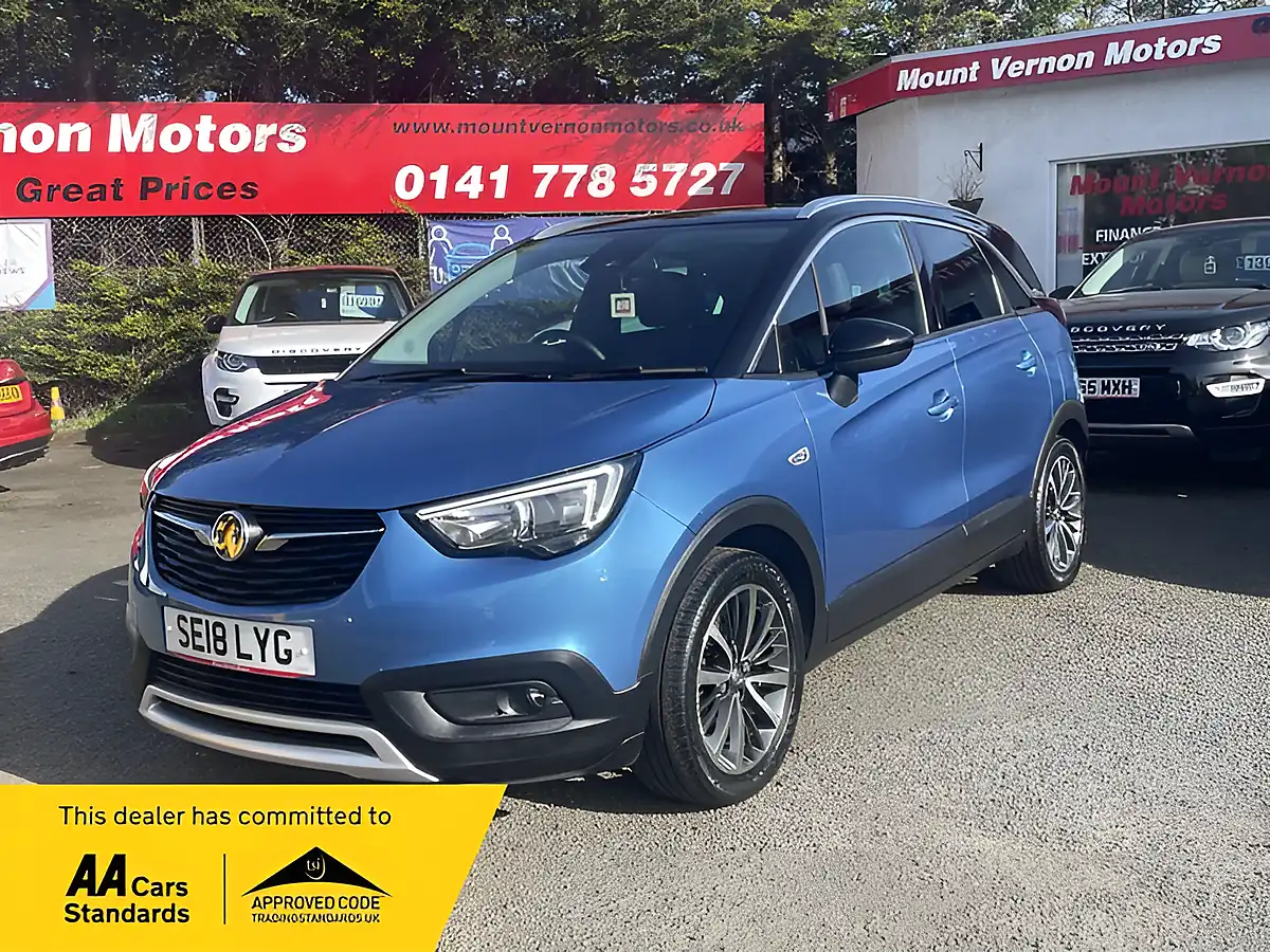 Used 2018 Vauxhall Crossland X Elite Blue - Front View