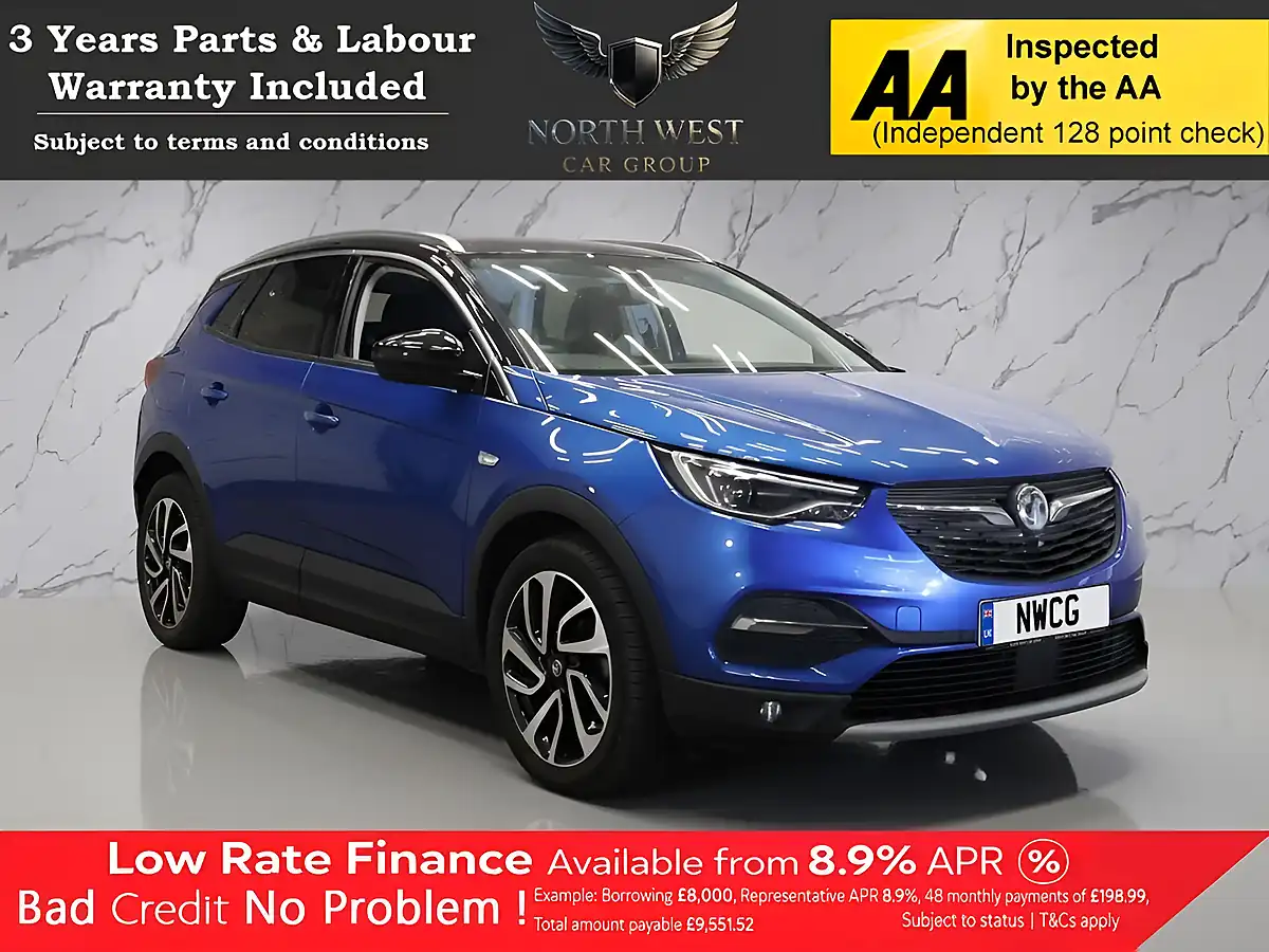 Used 2018 Vauxhall Grandland X Elite Nav Blue - Front View