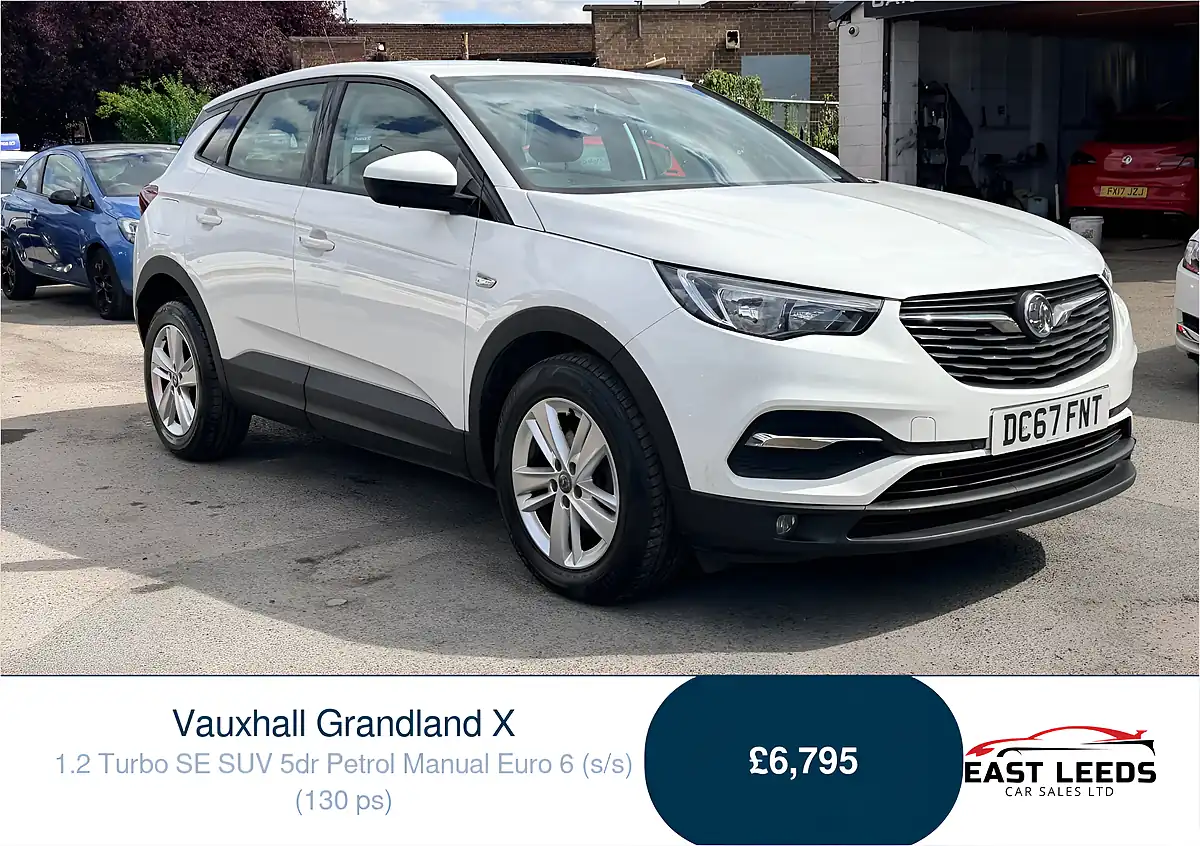 Used 2018 Vauxhall Grandland X Se White - Front View