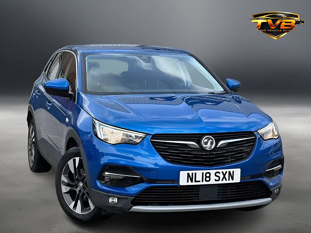 Used 2018 Vauxhall Grandland X Sport Nav Topaz Blue - Front View